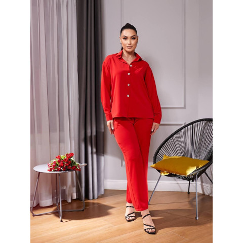 Костюм у стилі casual, арт. 345, червоний