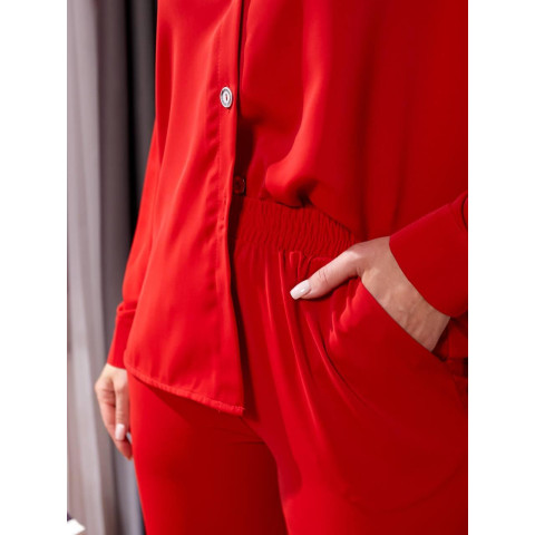 Костюм у стилі casual, арт. 345, червоний