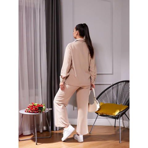 Костюм у стилі casual, арт. 345, беж