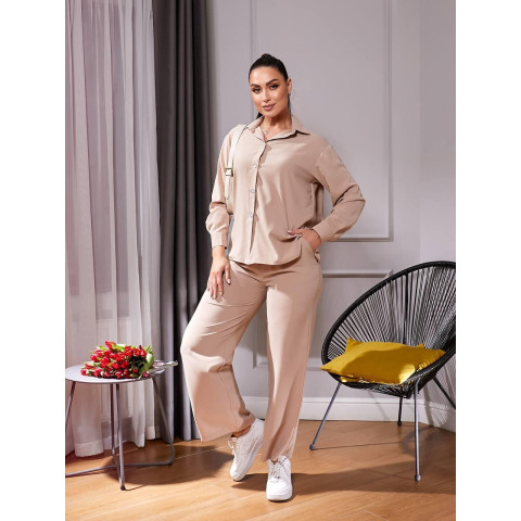 Костюм у стилі casual, арт. 345, беж
