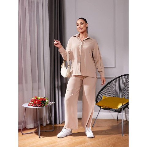 Костюм у стилі casual, арт. 345, беж