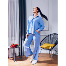 Костюм у стилі casual, арт. 345, блакитний