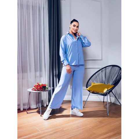 Костюм у стилі casual, арт. 345, блакитний