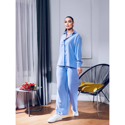 Костюм у стилі casual, арт. 345, блакитний