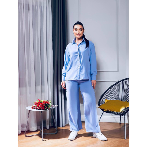 Костюм у стилі casual, арт. 345, блакитний