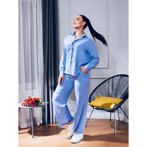 Костюм у стилі casual, арт. 345, блакитний