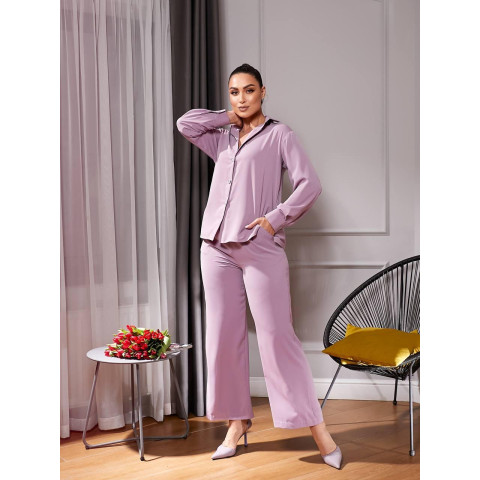 Костюм у стилі casual, арт. 345, пудра