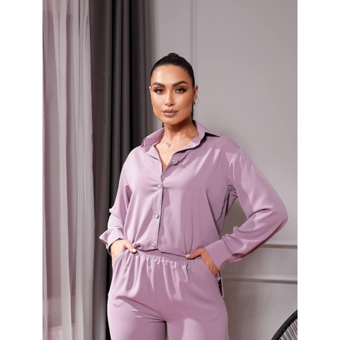 Костюм у стилі casual, арт. 345, пудра