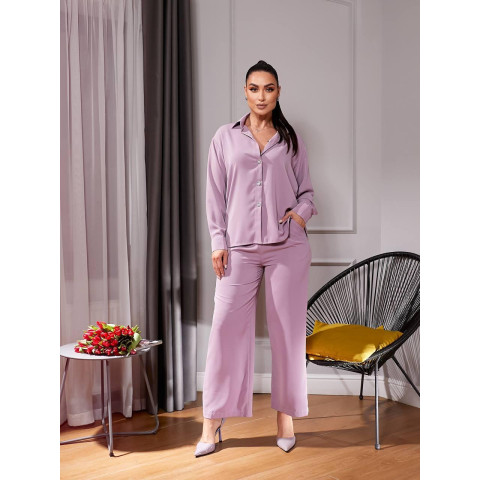 Костюм у стилі casual, арт. 345, пудра