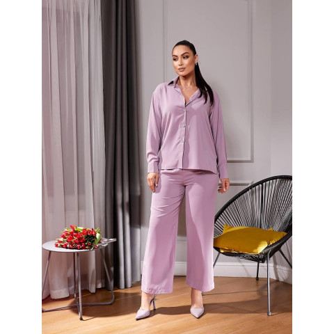 Костюм у стилі casual, арт. 345, пудра