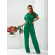 Костюм з поясом, арт 428, зелений