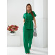 Костюм з поясом, арт 428, зелений