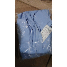 Костюм з поясом, арт 428, світло блакитний