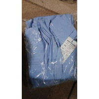 Костюм з поясом, арт 428, світло блакитний