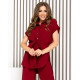 Костюм з поясом, арт 428, бордо