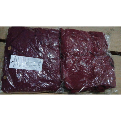 Костюм з поясом, арт 428, вишня