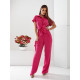 Костюм з поясом, арт 428, малина