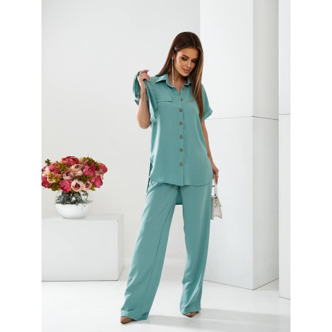 Костюм з поясом, арт 428, мята