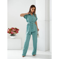 Костюм з поясом, арт 428, мята
