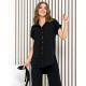 Костюм з поясом, арт 428, чорний