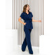 Костюм з поясом, арт 428, синій