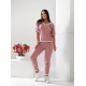 Вишуканий спортивний костюм, арт. 477, пудра