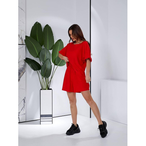 Костюм Оверсайз, арт. 348 червоний