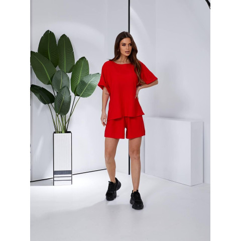 Костюм Оверсайз, арт. 348 червоний