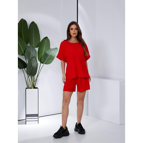 Костюм Оверсайз, арт. 348 червоний