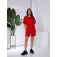 Костюм Оверсайз, арт. 348 червоний