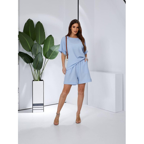 Костюм Оверсайз, арт. 348 блакитний
