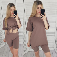 Костюм з легінсами, арт. 447, кава