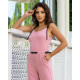 Комбінезон з поясом, арт.433 рожевий