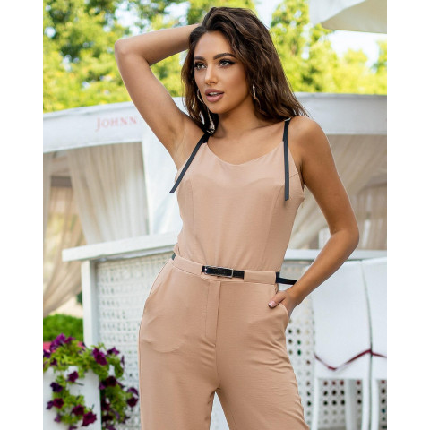 Комбінезон з поясом, арт.433 беж
