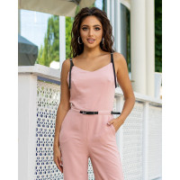 Комбінезон з поясом, арт.433 персик