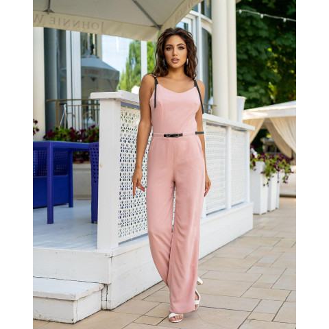 Комбінезон з поясом, арт.433 персик