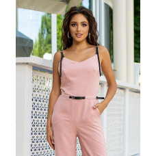 Комбінезон з поясом, арт.433 персик