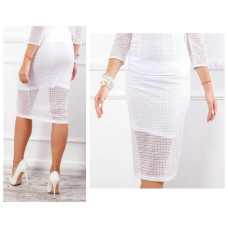 Гіпюрова спідниця 814/2 білий