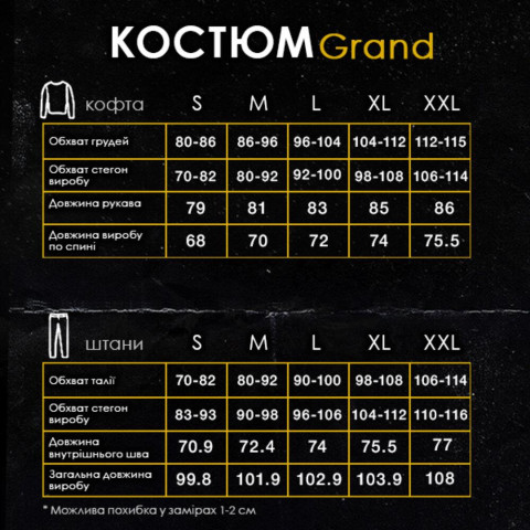 Костюм Pobedov Grand Темно-сірий