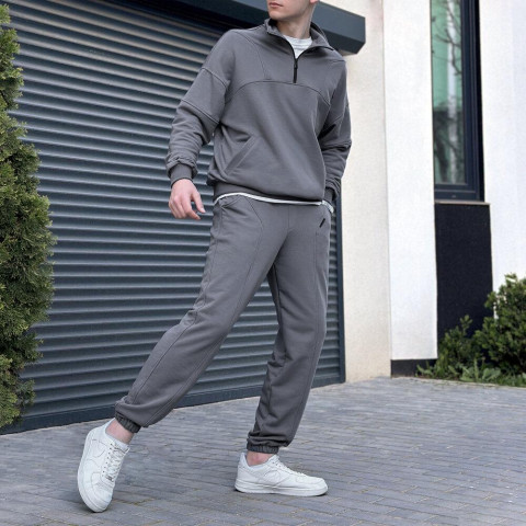 Костюм Pobedov Grand Темно-сірий