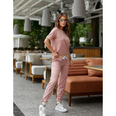 Костюм 487 колір персик