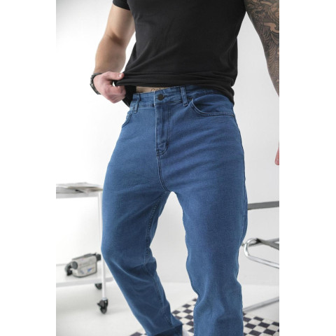 Джинси Чоловічі Regular Fit Without Karma Блакитні