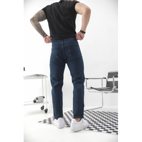 Джинси Чоловічі Regular Fit Without Karma Темно Сині