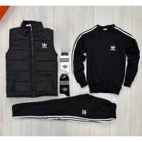 Світшот + штани + жилетка Adidas