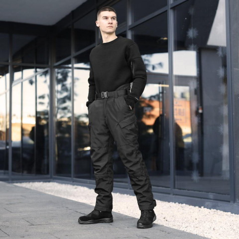 Штани зимові Pobedov Fight Чорний