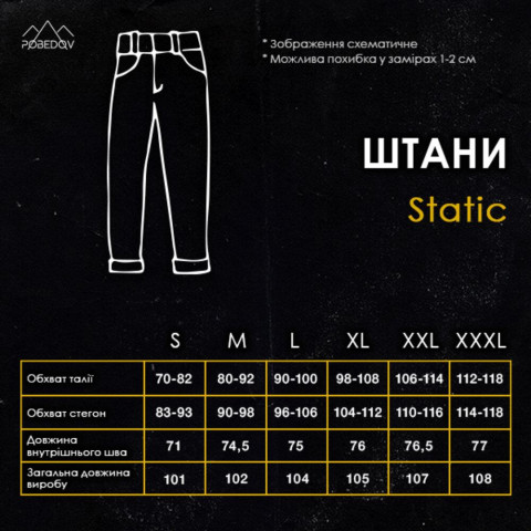 Штани-карго Pobedov Static Хакі