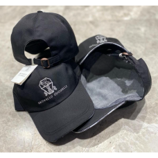 Кепка бейсболка Brunello Cucinelli LUX ЧОРНИЙ Capbc001