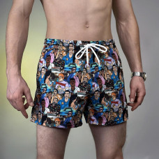 Шорти для плавання Pobedov Pool day Los Santos Блакитний