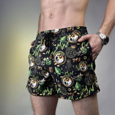 Шорти для плавання Pobedov Pool day Kripta Чорний