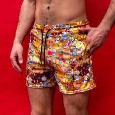 Шорти для плавання Pobedov Pool day Multiki Помаранчевий